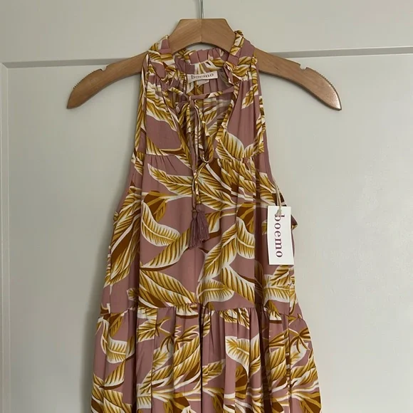 BOEMO MULTI-COLOR MAXI DRESS SIZE XL NWT - Picture 3 of 9